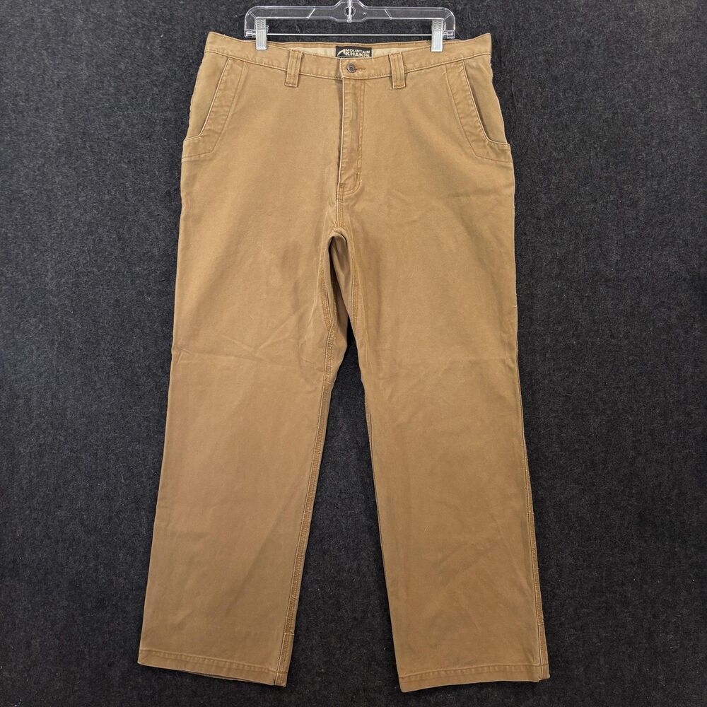 Mountain Khakis Original Mountain Pants Men's 36x31 Khaki Canvas Workwear